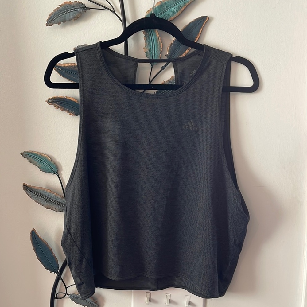 Adidas Running Sleeveless Shirt Women’s X-Large Grey